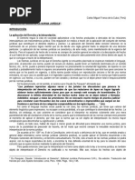 Interpretacion Del Derecho de Carlo Miguel Franco de La Cuba