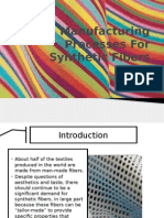 Manufacturing Processes For Synthetic Fibers