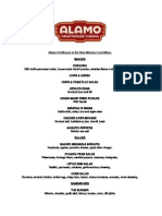 Alamo Drafthouse New Mission Food Menu 