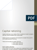 Capital Rationing