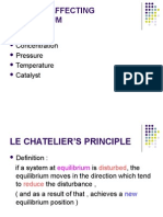 Factors Affecting Equilibrium