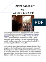 "Amish Grace" vs. God's Grace