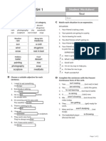 Everyday English 1 - Module 8 Test