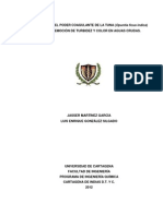 Evaluación Del Poder Coagulante de La Tuna (Opuntia Ficus Indica) para La Remoción de Turbidez y Color en Aguas Crudas.