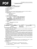 Silabo de Costos I - Administracion - UNT