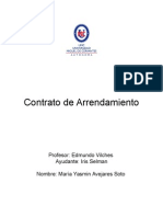 Contrato de Arrendamiento