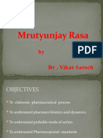 Mrutyunjay Rasa: by DR - Vikas Saroch