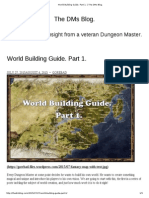 World Building Guide. Part 1