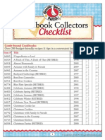 Gooseberry Patch Cookbook Collectors Checklist