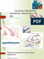 Instalaciones Hidráulicas Sanitarias, Eléctricas y de Gas