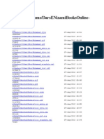 Index of Books Dars e Nizami