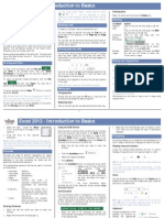 Basic Skills in Excel in 2013