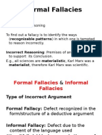 Informal Fallacies