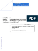 Mathématiques Financières Mme BENOMAR PDF