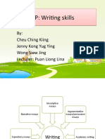 ELP: Writing Skills ELP: Writing Skills