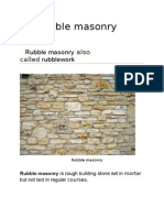 Rubble Masonry