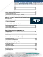 Architectural Thesis Table of Contents