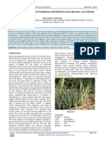 Pharmacognostic and Phytochemical Properties of Aloe Vera Linn