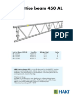 Haki Lattice Beam 450 Al - Int