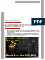 11-HONDA - Immobilizer Keys Setting