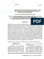 Uji Efek Antidiabetes Ekstrak Daun Hibiscus Surattensis L. Pada Mencit (Mus Musculus) Jantan Dengan Mentode Toleransi Glukosa Dan Induksi Aloksan