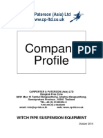 Carpenter & Paterson (ASIA) LTD Profile