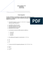 Ejercicios de Matemática Octavo