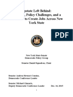 Upstate Left Behind: Job Loss, Policy Challenges, and A New Path To Create Jobs Across New York State