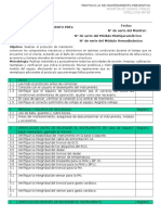 Protocolo de Mantenimiento Preventivo - mp60