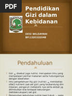 Pendidikan Gizi Dalam Kebidanan