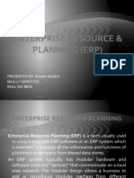 ERP-Enterprise ReSoUrse & Planning