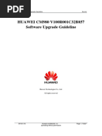 HUAWEI CM980 V100R001C32B857c Software Upgrade Guideline