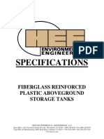 Vertical FRP Tank Spec 11 06