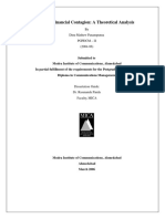 Modelling Financial Contagion-A Theoretical Analysis