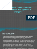 Bancolombia:Talent, Culture & Value Creation Management in Mergers