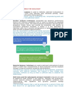 Reservoir Engineering For Geologist A. Overview