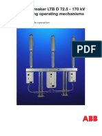 Circuit Breaker LTB D 72.5 - 170 KV FSA Spring Operating Mechanisms