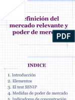 Clase 3 Mercado Relevante y Poder de Mercado