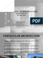 Vernacular Architecture and Factors