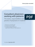 RCP Consultant Physicians Working With Patients