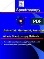 Atomic Absorption Spectroscopy and Atomic Emission Spectros