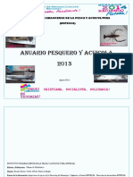 Anuario Pesquero y Acuicola de Nicaragua 2013