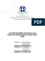 La Evolución Económica-Militar Del Fuerte de Collipulli Entre 1867-1905