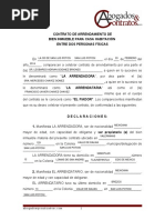 Contrato de Arrendamiento para Llenar