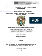 Ejemplo Del Proyecto de Investigacion Accion Ii PDF