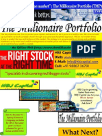 HBJ Capital's - The Millionaire Portfolio (TMP) Update - Latest Sample