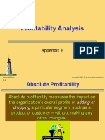 Profitability Analysis: Appendix B