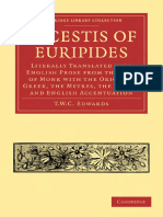 Alcestis of Euripides