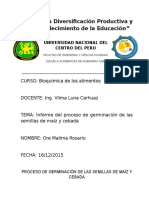 Informe de Germinacion