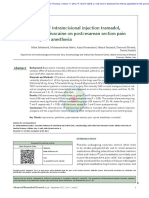 The Comparison of Intraincisional Injection Tramadol, Pethidine and Bupivacaine On Postcesarean Section Pain Relief Under Spinal Anesthesia